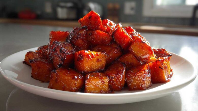 Sweet Chili Roasted Sweet Potatoes