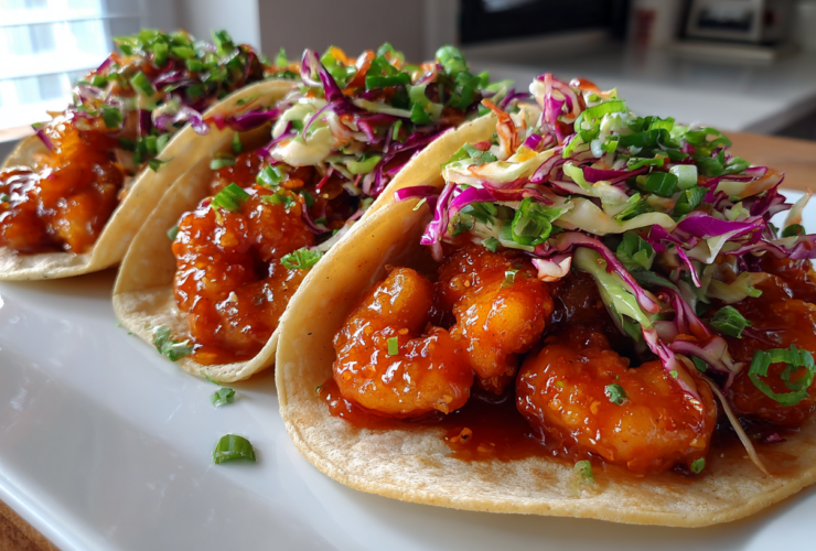Sweet Chili Shrimp Tacos