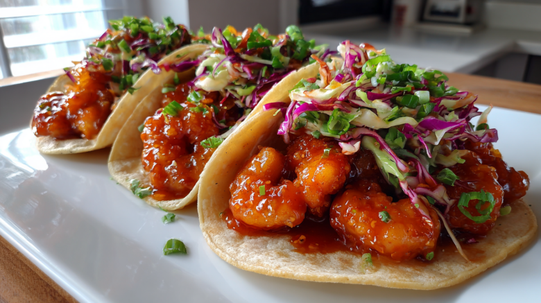 Sweet Chili Shrimp Tacos