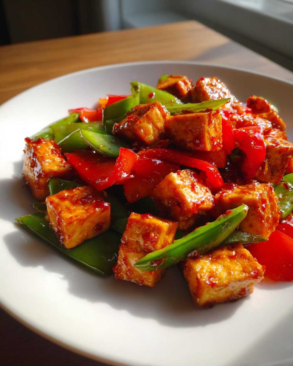 Sweet Chili Tofu Stir Fry - detail 1