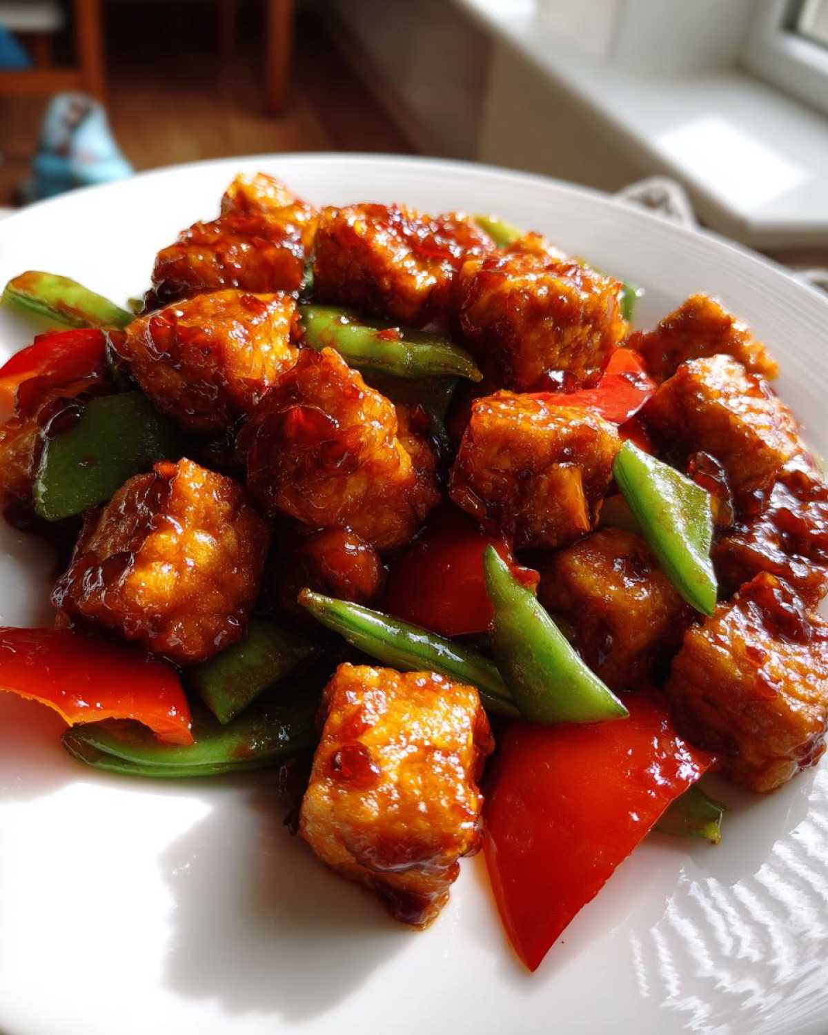 Sweet Chili Tofu Stir Fry - detail 2