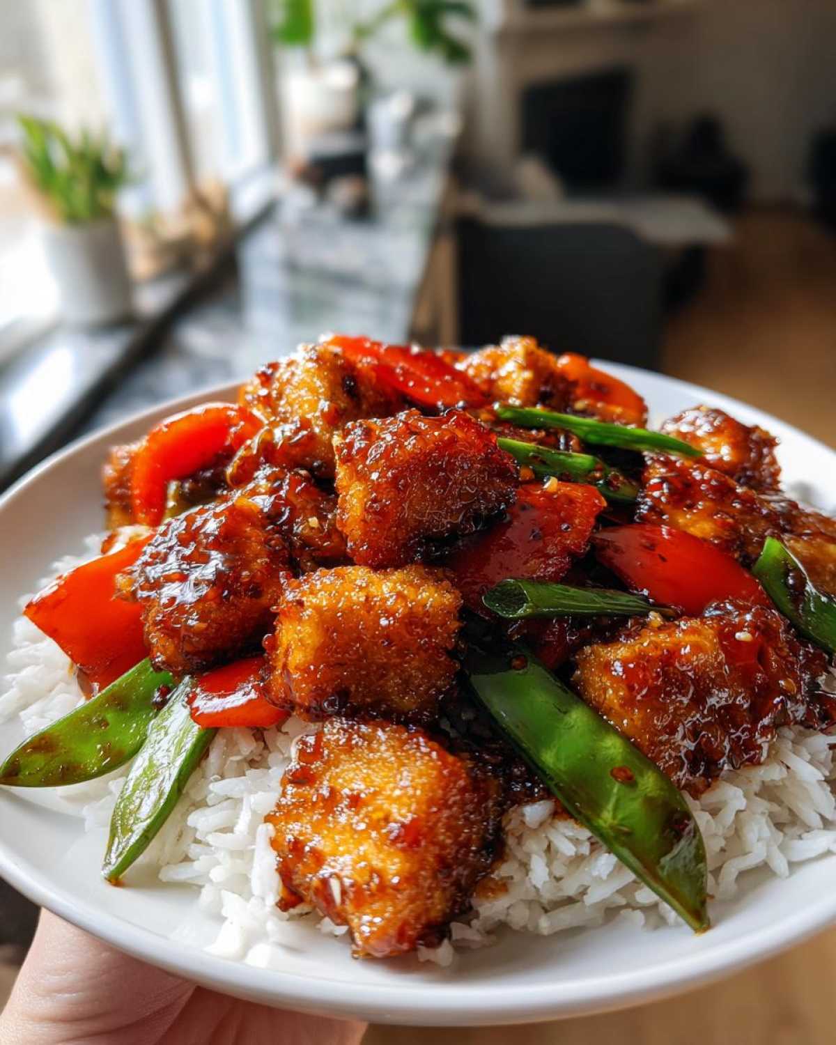 Sweet Chili Tofu Stir Fry - detail 3