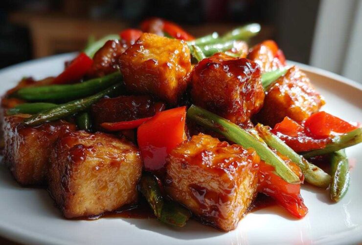 Sweet Chili Tofu Stir Fry