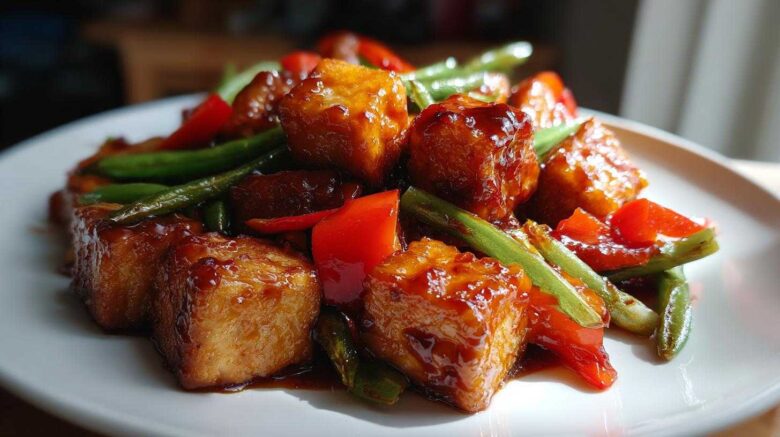 Sweet Chili Tofu Stir Fry