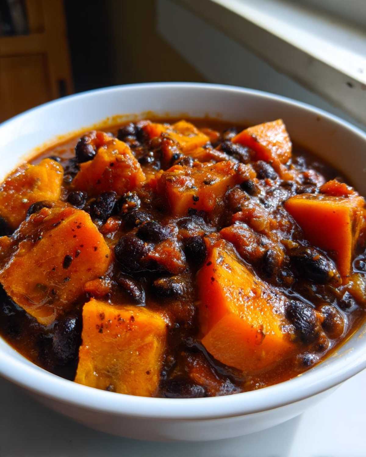 Sweet Potato Black Bean Chili - detail 1