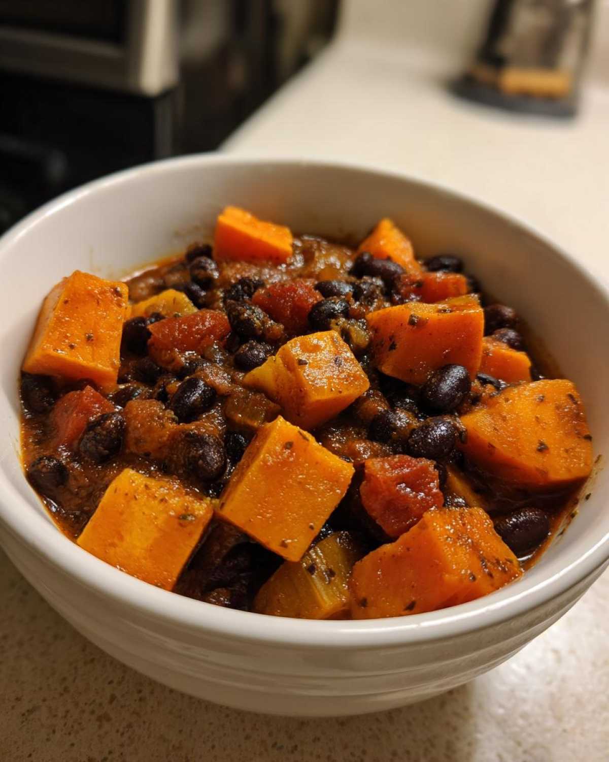 Sweet Potato Black Bean Chili - detail 2