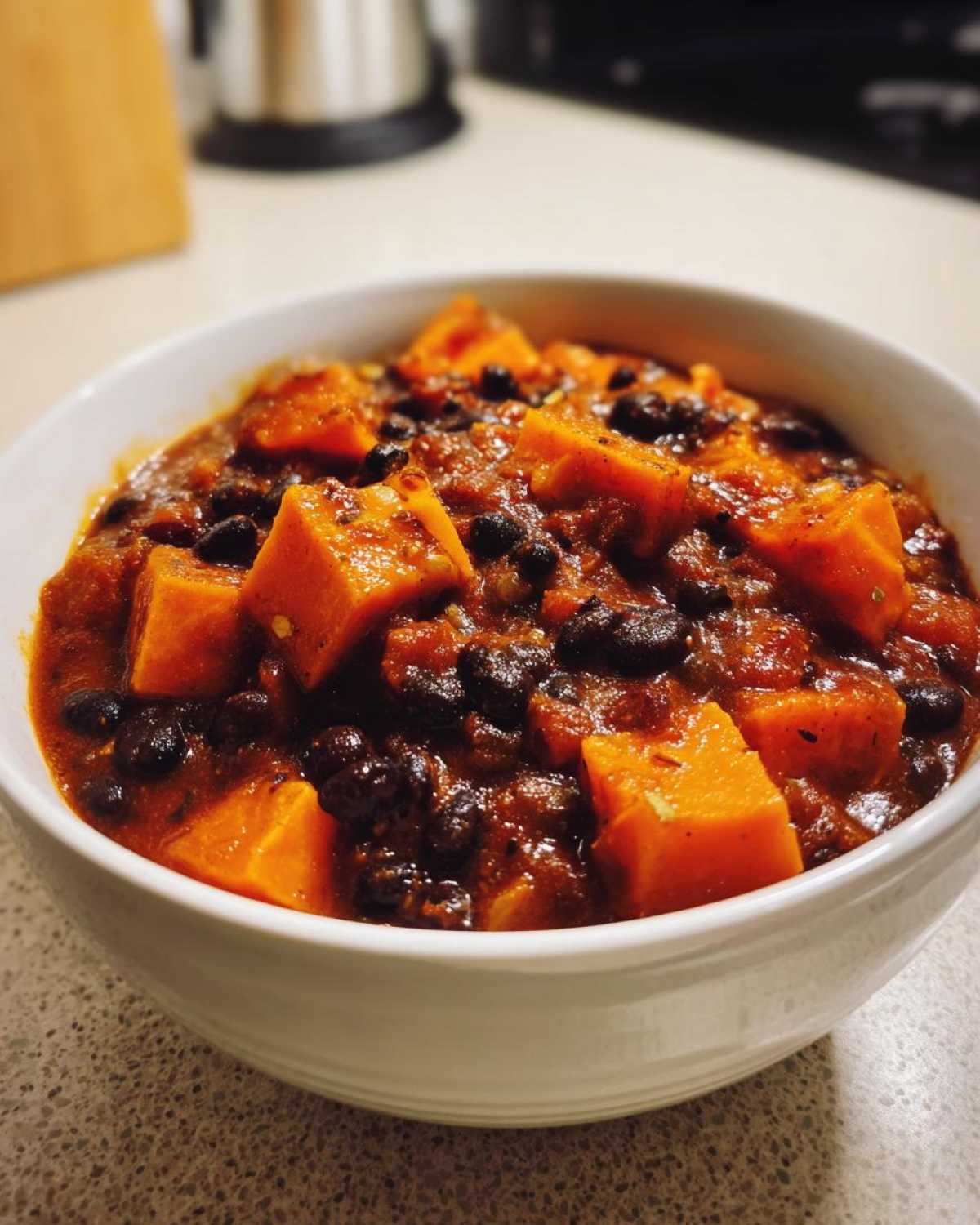 Sweet Potato Black Bean Chili - detail 3