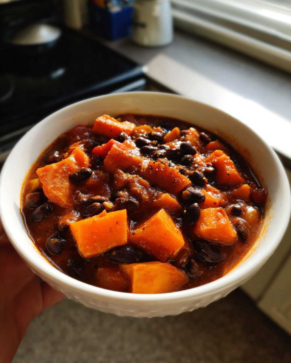 Sweet Potato Black Bean Chili - detail 4