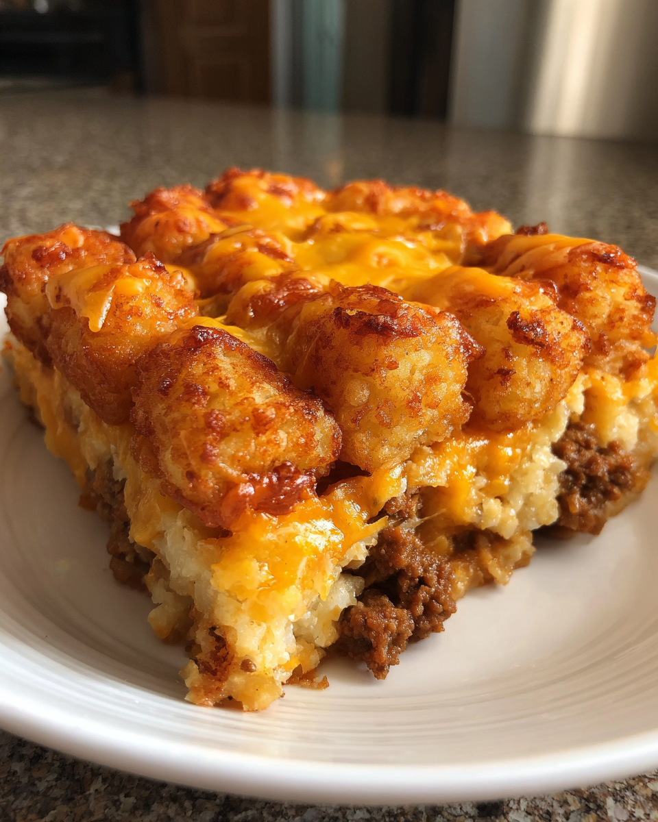 Sweet Potato Tater Tot Casserole - detail 1