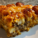Sweet Potato Tater Tot Casserole