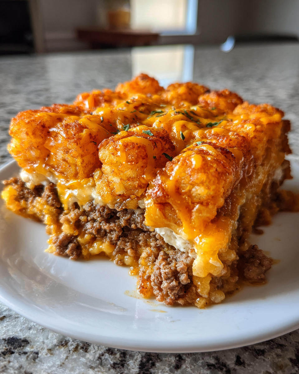 Sweet Potato Tater Tot Casserole - detail 2
