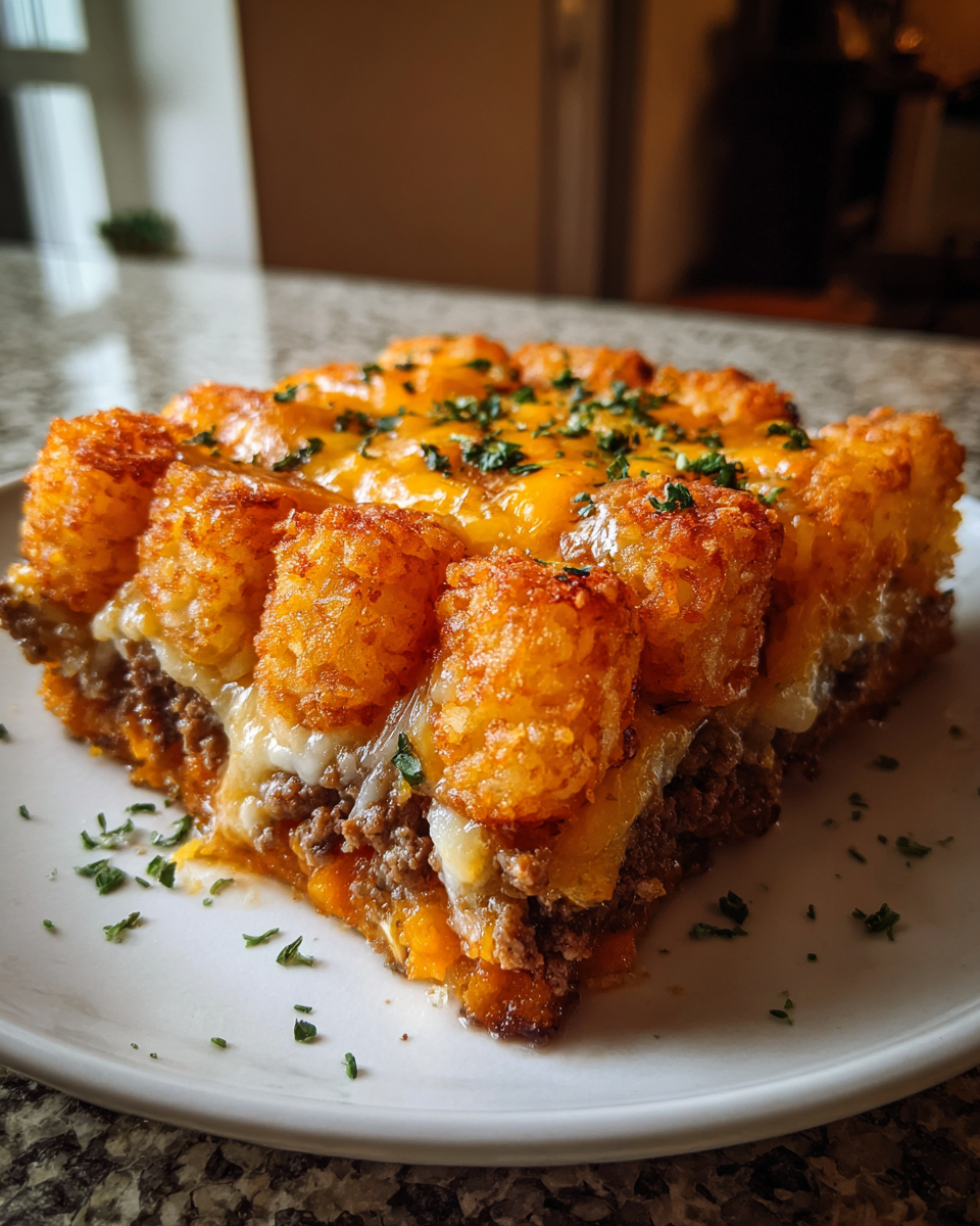 Sweet Potato Tater Tot Casserole - detail 3