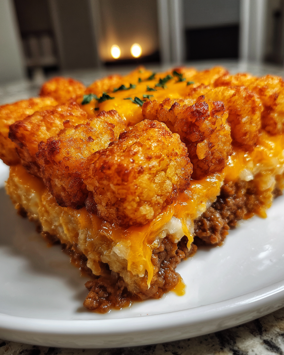 Sweet Potato Tater Tot Casserole - detail 4