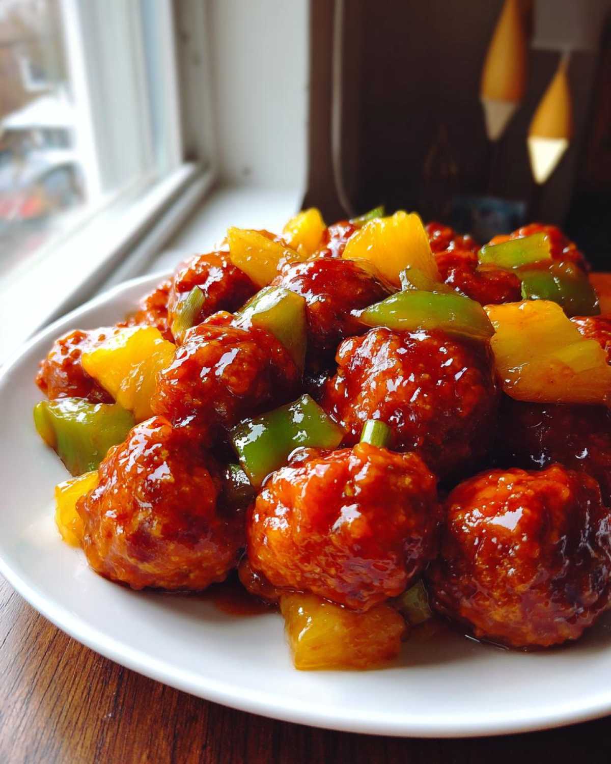 Sweet and Sour Chicken Meatballs - detail 1