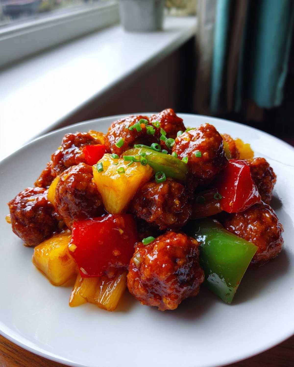 Sweet and Sour Chicken Meatballs - detail 2