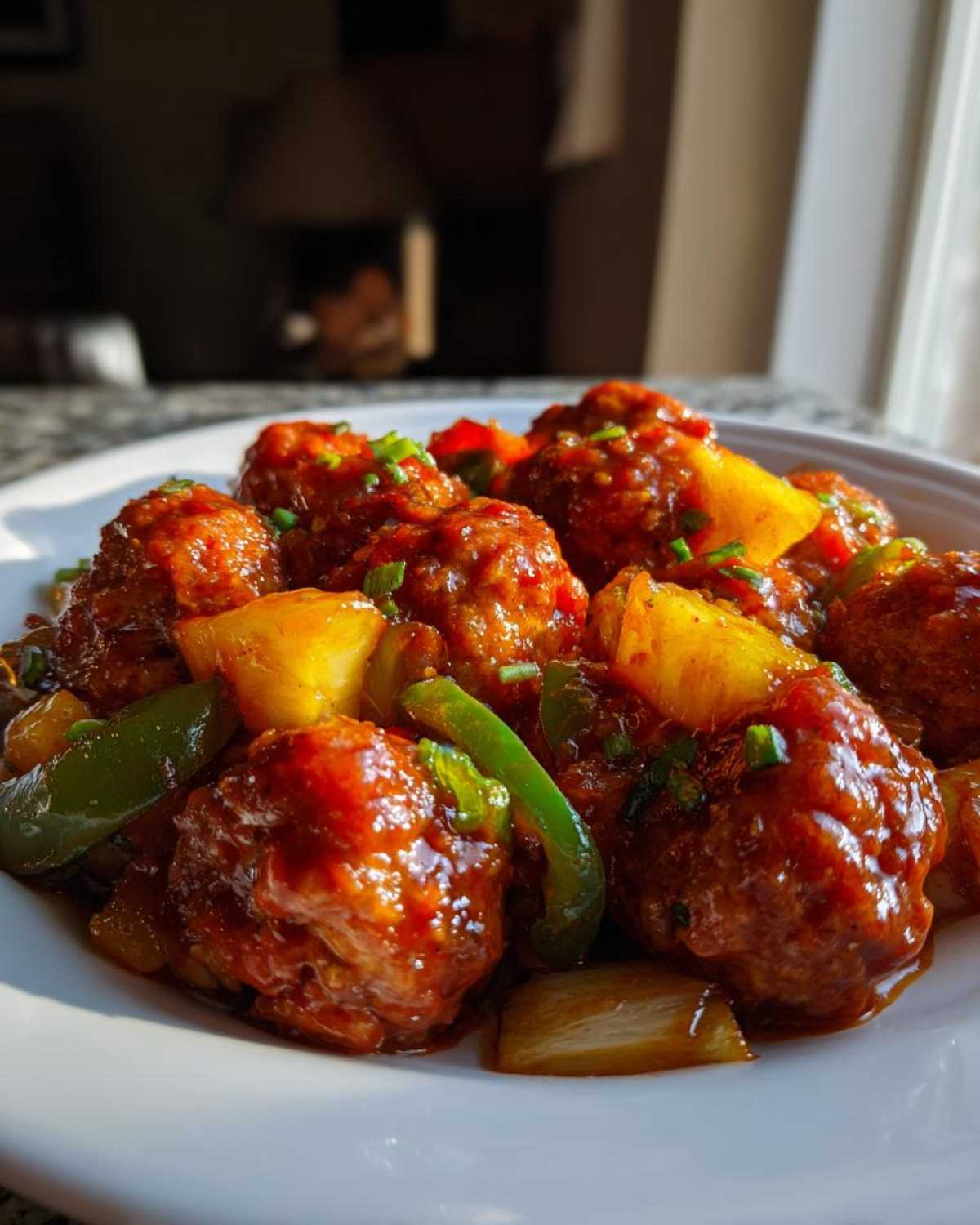 Sweet and Sour Chicken Meatballs - detail 3