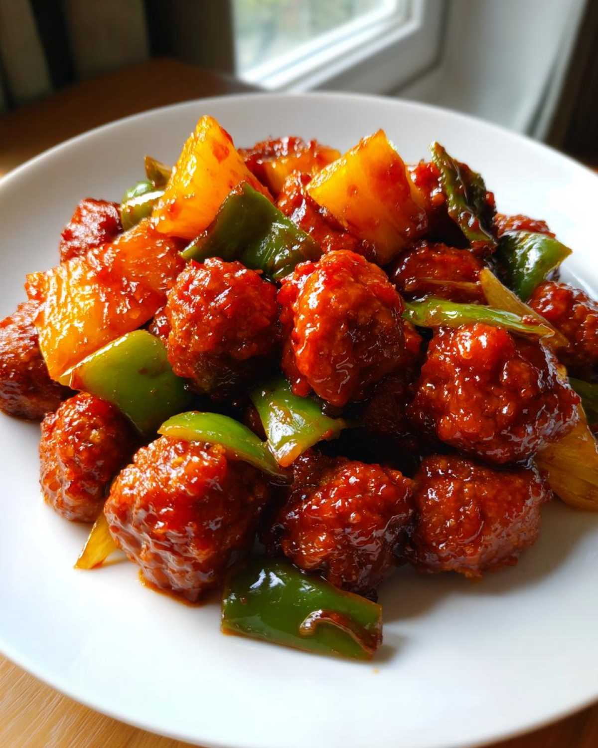 Sweet and Sour Chicken Meatballs - detail 4
