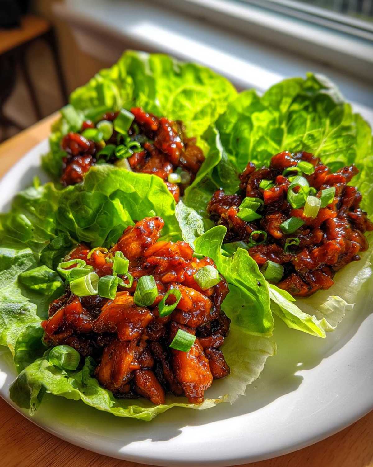 Teriyaki Chicken Lettuce Wraps - detail 1