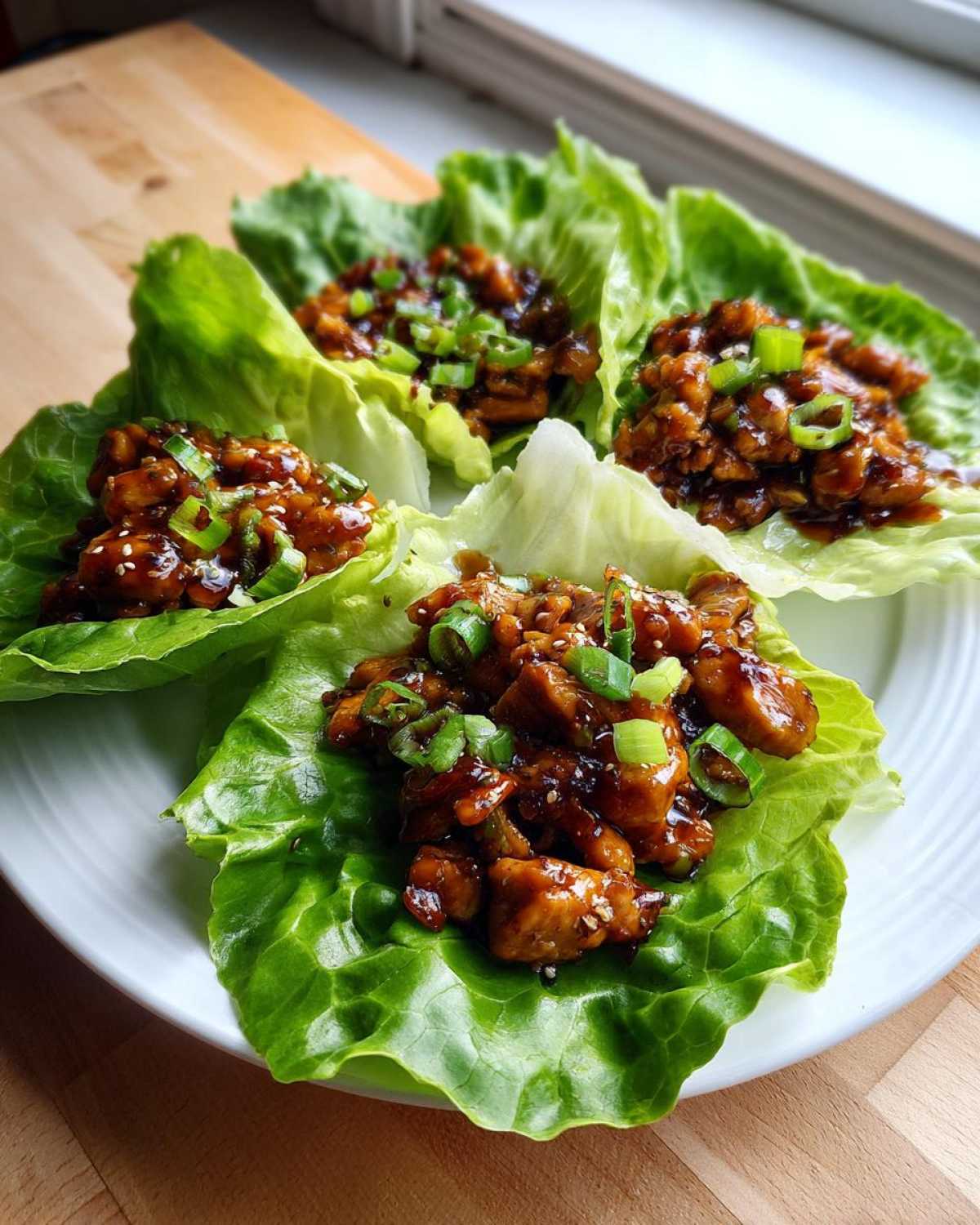 Teriyaki Chicken Lettuce Wraps - detail 3