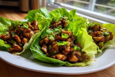 Teriyaki Chicken Lettuce Wraps