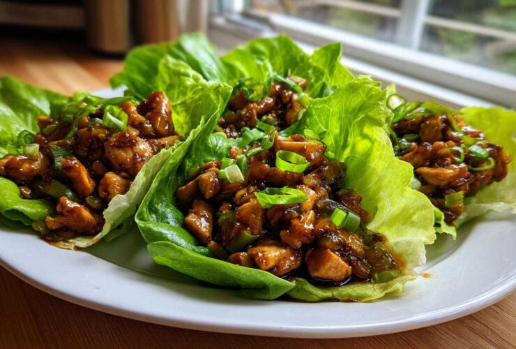 Teriyaki Chicken Lettuce Wraps