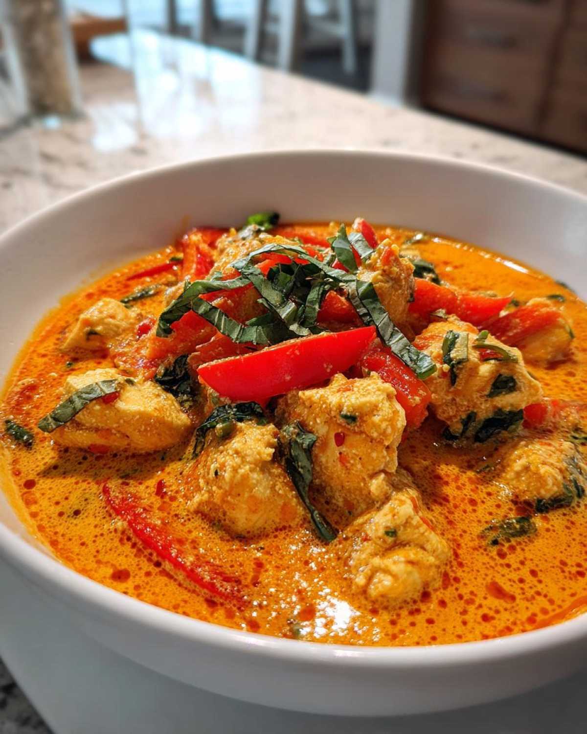Thai Coconut Chicken Curry - detail 1