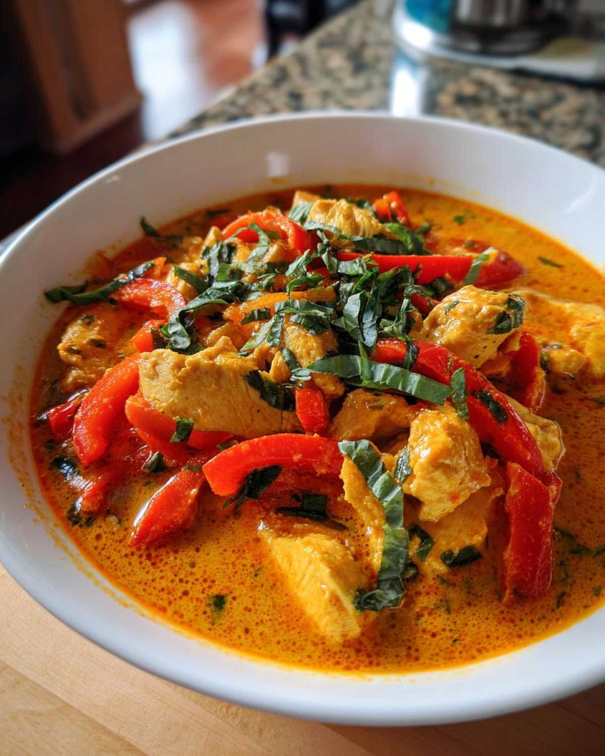 Thai Coconut Chicken Curry - detail 2