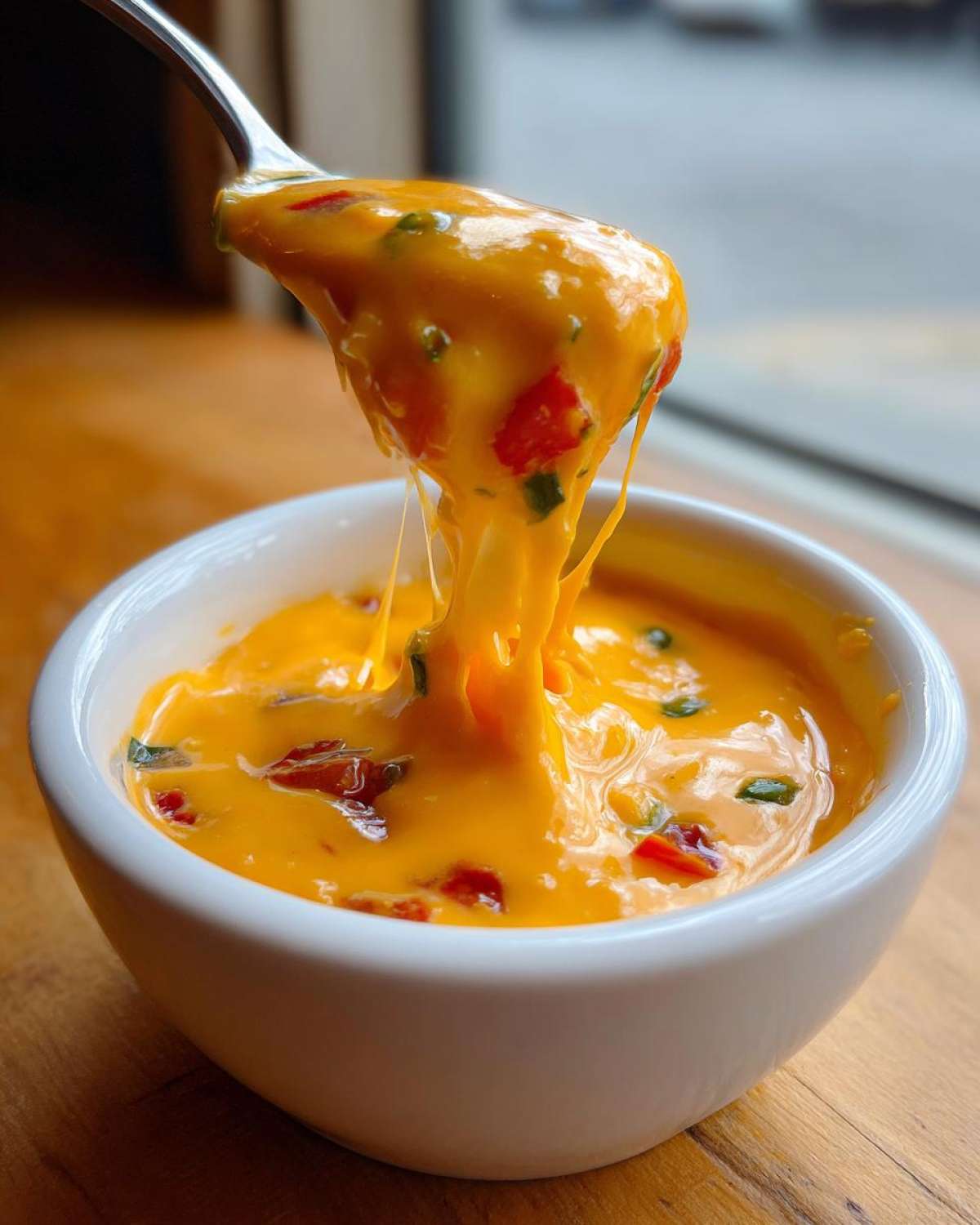 The Queso People Call “Dangerously Good” - detail 1