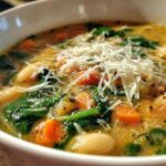 Tuscan White Bean Chicken Soup