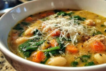 Tuscan White Bean Chicken Soup