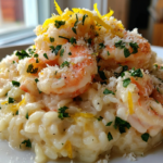 Zesty Lemon Shrimp Risotto