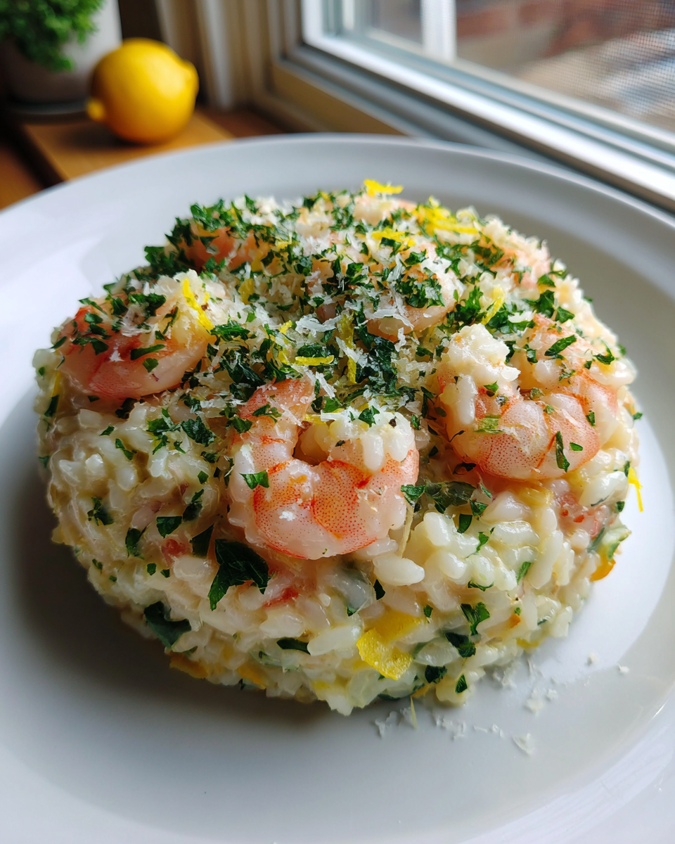 Zesty Lemon Shrimp Risotto - detail 3