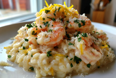 Zesty Lemon Shrimp Risotto